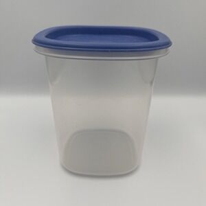 Rubbermaid Servin' Saver Food Canister Container #5 6 Cups Blue Lid
